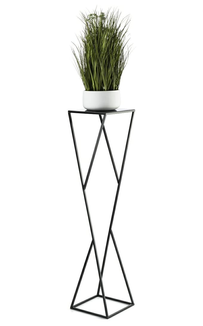 LoftPlant Essential - Plantenstandaard - Modern loftdesign - Staalconstructie - Zwart - 100 cm