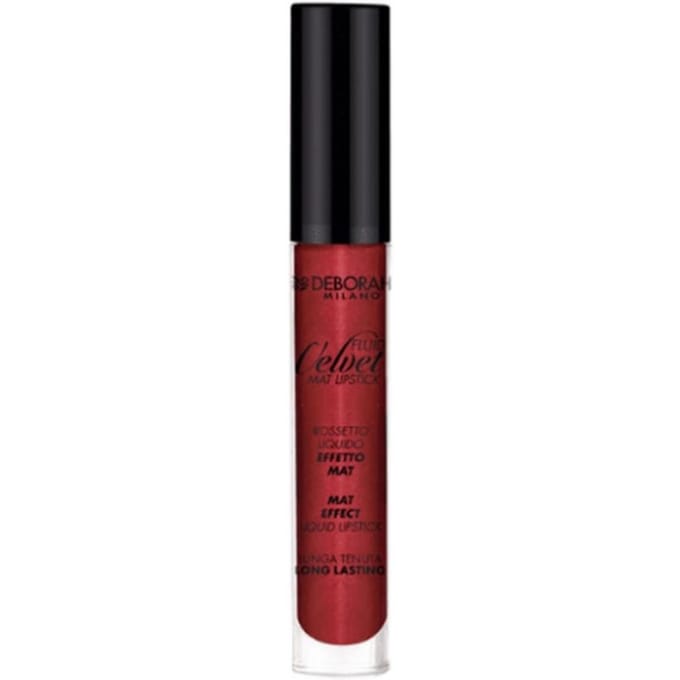 Deborah,Velours Fluide,Mat,Rouge à Lèvres Liquide,51,Rouge Métal,4,5 g