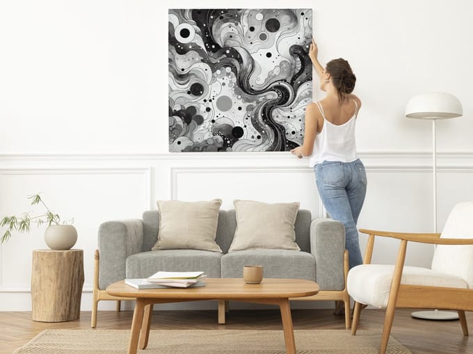 Kunstprint | Wanddecoratie | Dibond | 40 × 40 cm