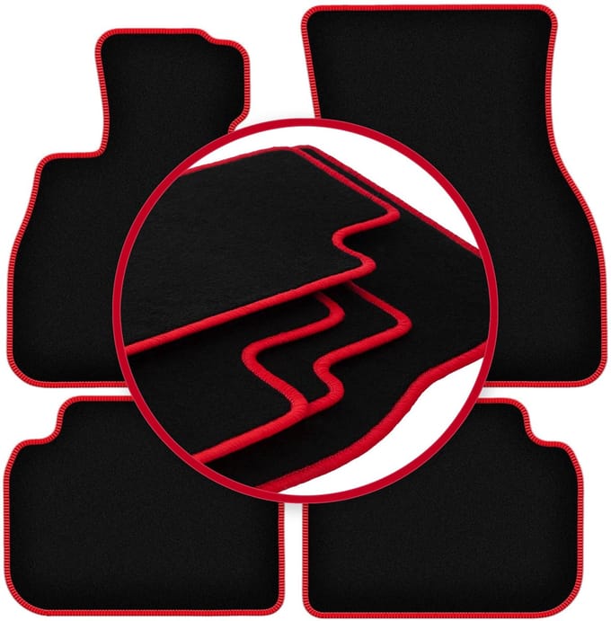 CARLUX-RED automatten voor: Mini Clubman F-54 hatchback (2015-)