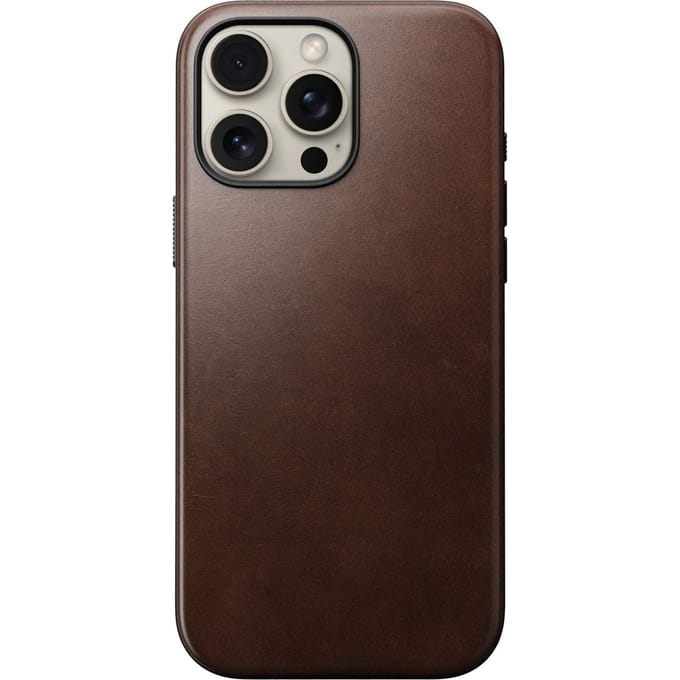 Nomad Modern Leather Case - iPhone 16 Pro Max | Horween - Bruin