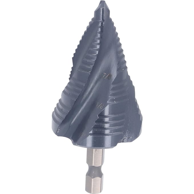 Foret étagé Impérial 1/4 à 1-3/8 po pour Métal 4 Flûtes Rainure Spirale avec 8% Cobalt