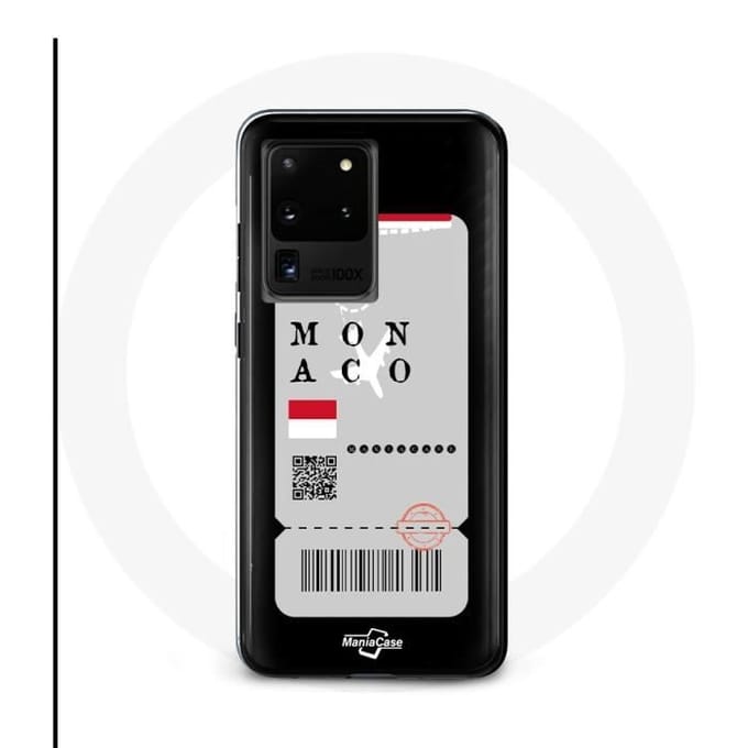 Hoesje voor Samsung Galaxy S20 Ultra Monaco vliegticket