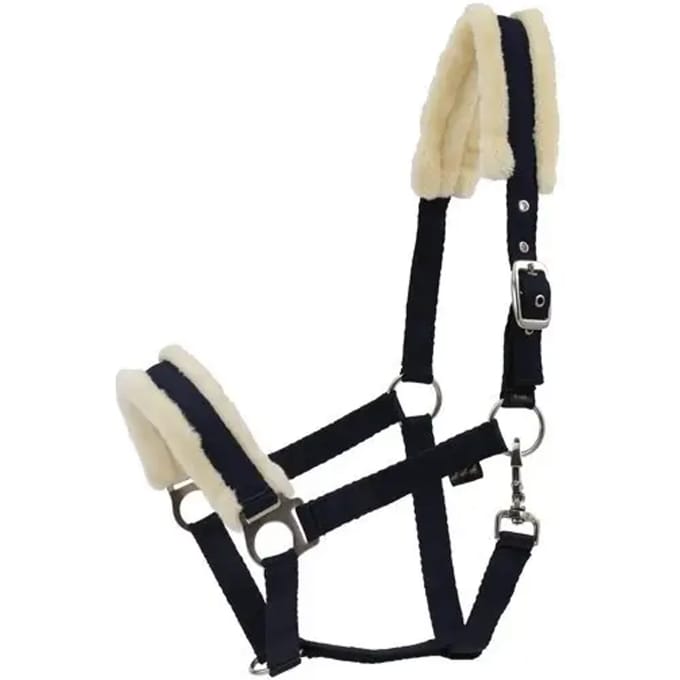 Paardenhalster met bont HorseGuard