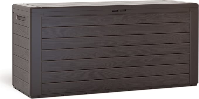 Deuba Tuinkist bruin houten-look | 120 x 46 x 57 cm
