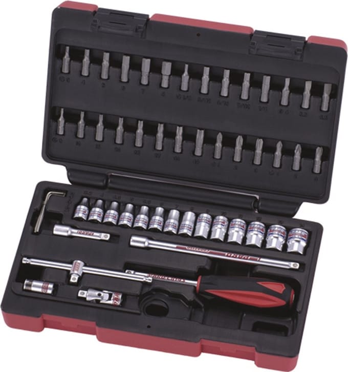 1/4'' MIT Dopsleutelset 53-delig