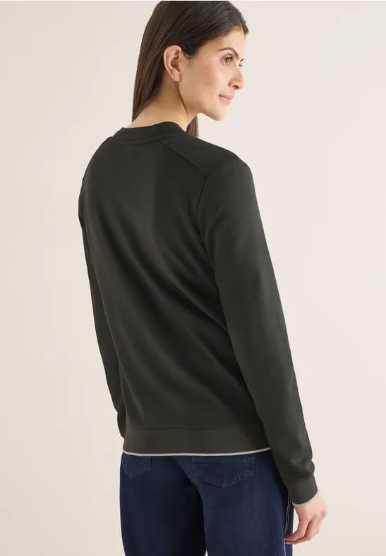Blouson in effen kleur