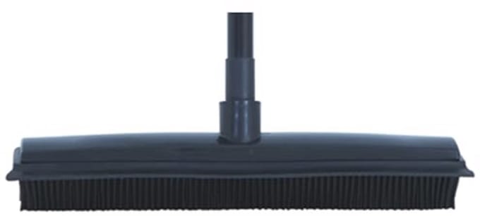 MSV Telescopische Mop met Rubber Head 69/120 cm - Zwart