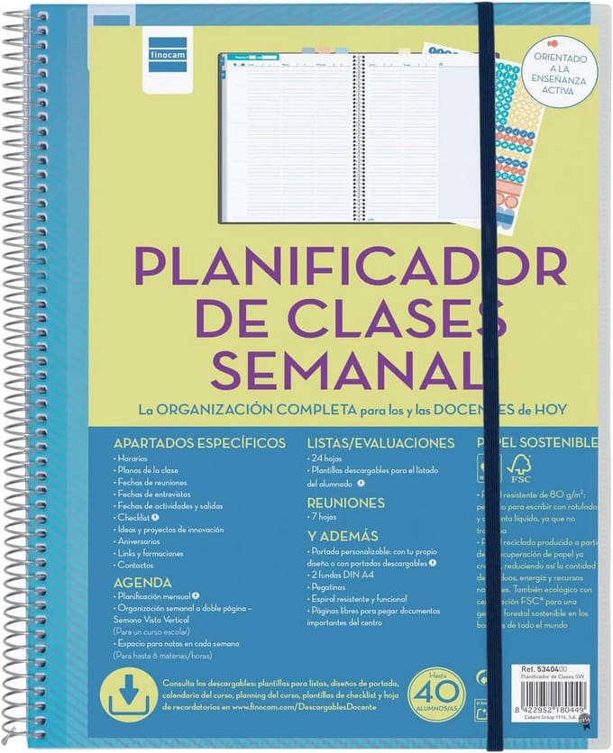 Spaanse Weekplanner en Lerarenagenda 2025-2026 - Overzichtelijk Weekschema