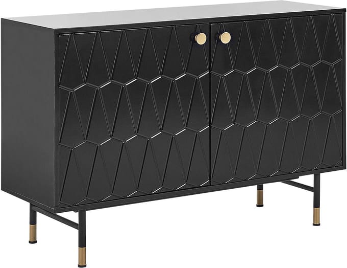ADANTE - Sideboard - Zwart - MDF