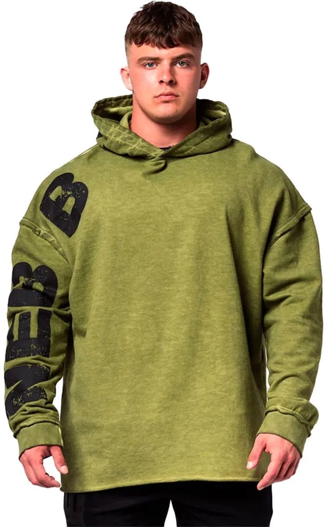 Nebbia Washed-off Oversized No Bs 371 Hoodie Groen 2XL Man