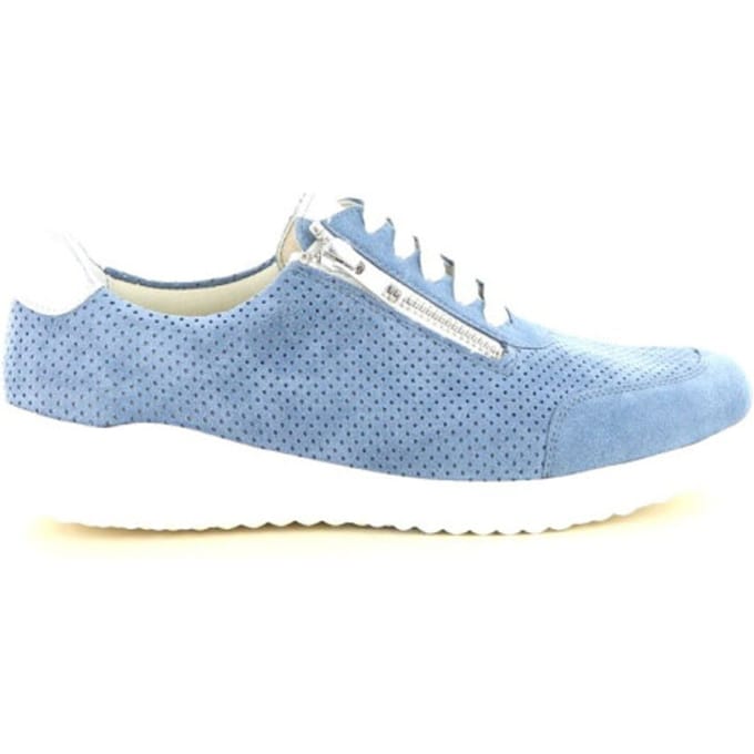 Solidus -Dames - blauw - sneakers - maat 38