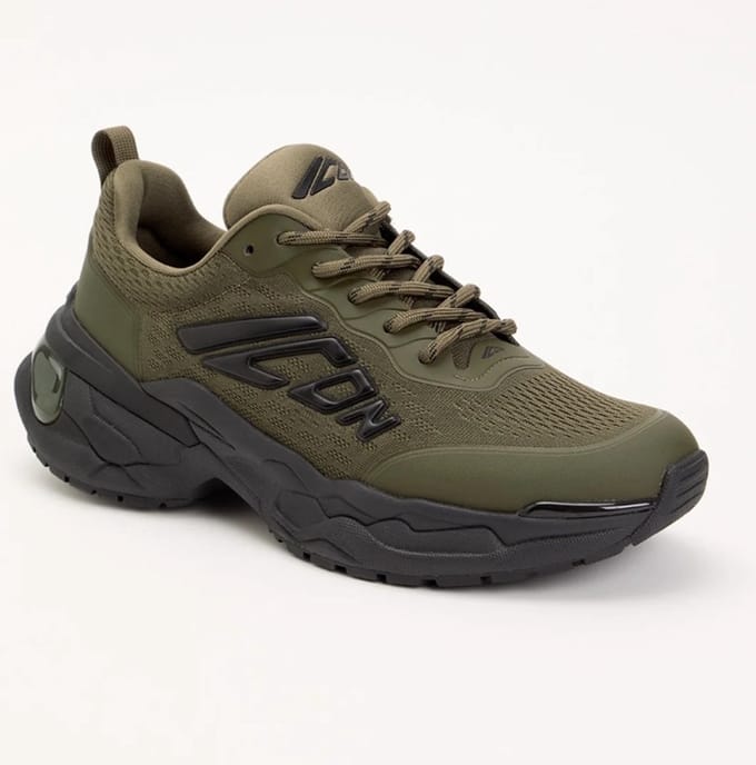 Dsquared2 Faster sneaker met gebreid bovenwerk - Groen - Maat 43
