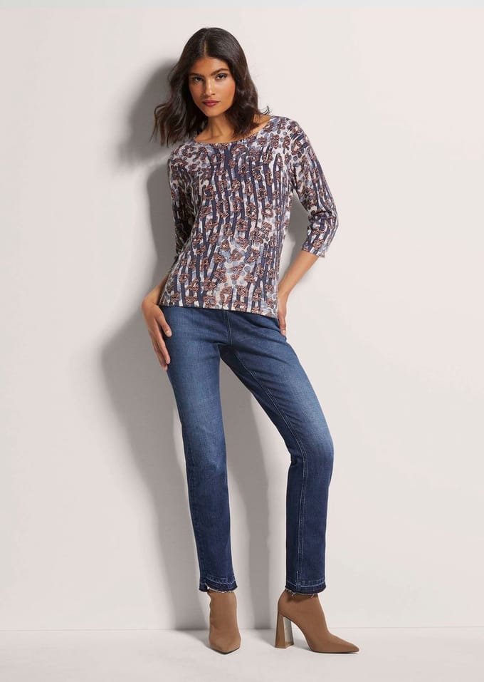 MADELEINE Gedessineerde Pullover Trui