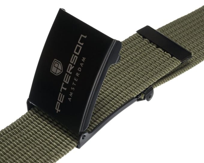 PTN ZWART-GROEN 125 webbing band