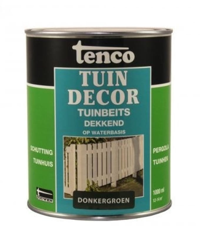 Tenco Buitenbeits Tuindecor - Donkergroen - Zijdeglans - 1l