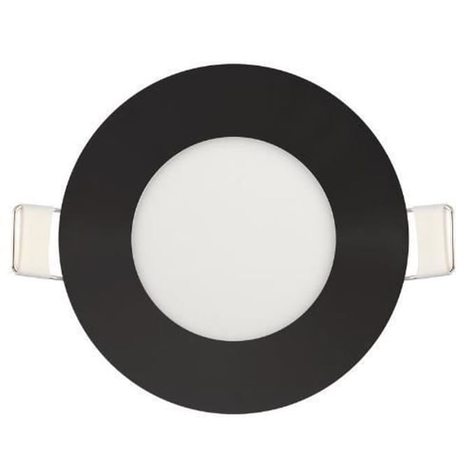 Dimbare LED panel 3W 6400K 110lm Zwart IP20