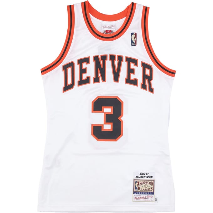 Basketbaltanktop heren Nba Hwc Jersey 2006 nr. 3 Allen Iverson Dennug wit