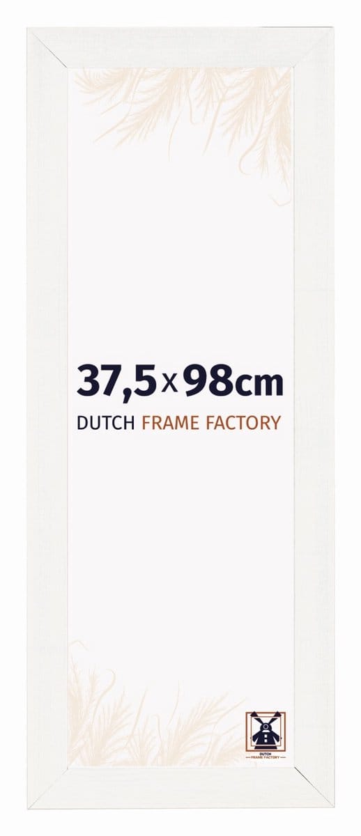 Fotolijst 37,5x98 cm - MDF - Wit Geveegd - Praag