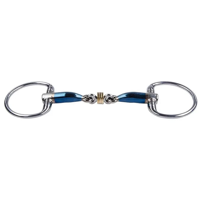 Olijfbit voor paarden Trust Sweet Iron Eggbutt Bradoon Brassring