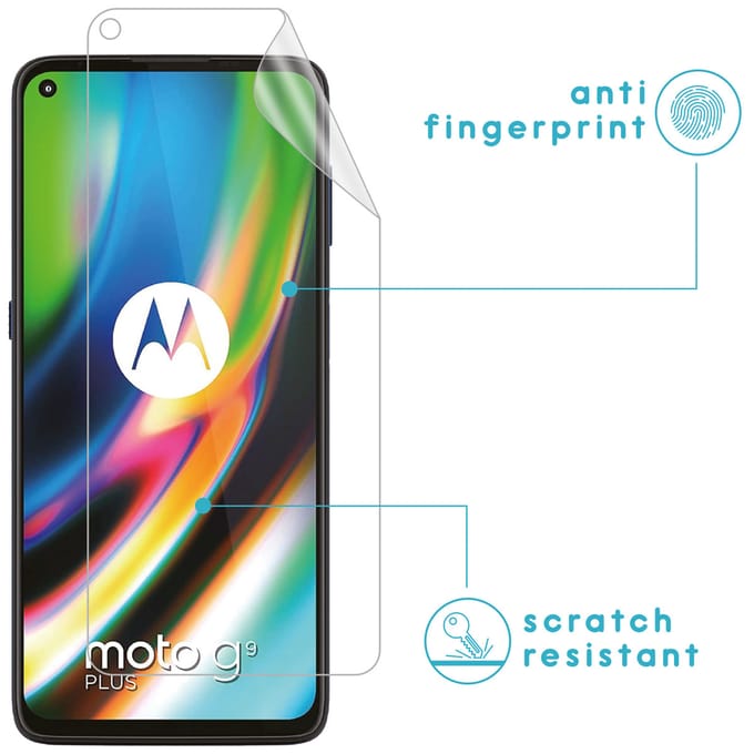 imoshion Screen Protector - Geschikt voor Motorola Moto G9 Plus - Screenprotector Folie 3 Pack