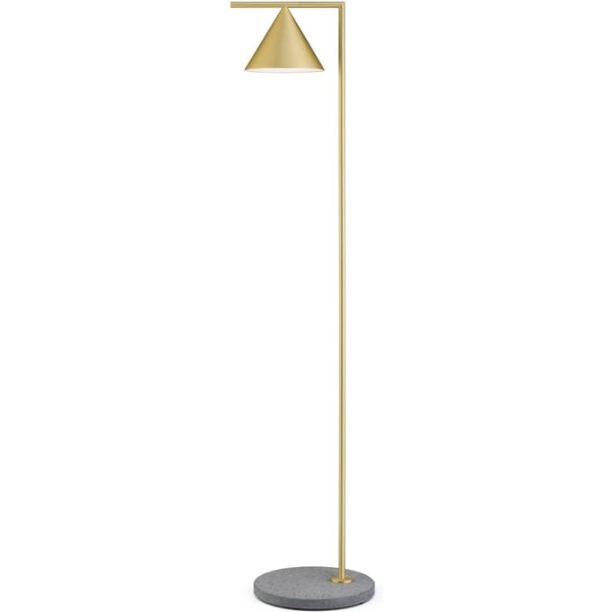 Flos Captain Flint Indoor/Outdoor staande lamp - messing geborsteld - 3000 K