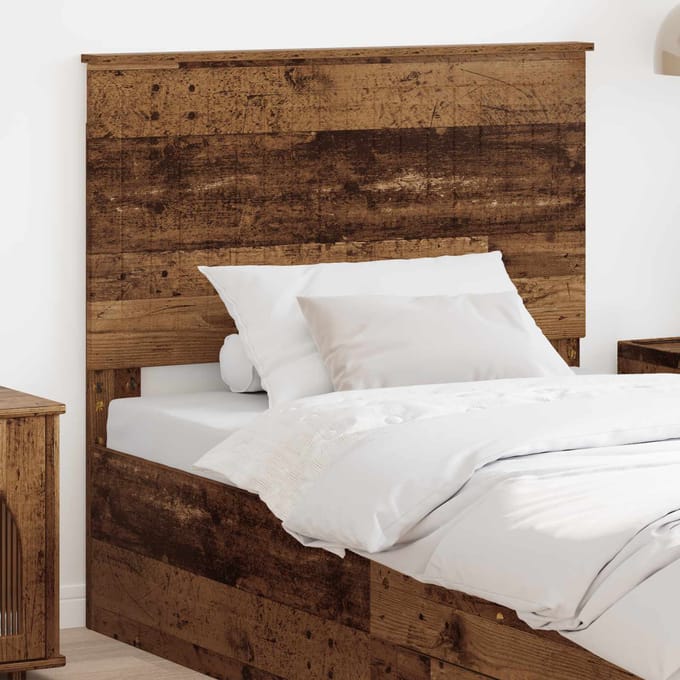vidaXL Hoofdbord Oud Hout Bewerkt hout