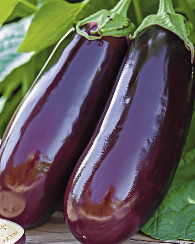 Aubergine Zaden Violetta Lunga 2 Solanum Melongena Eenjarig