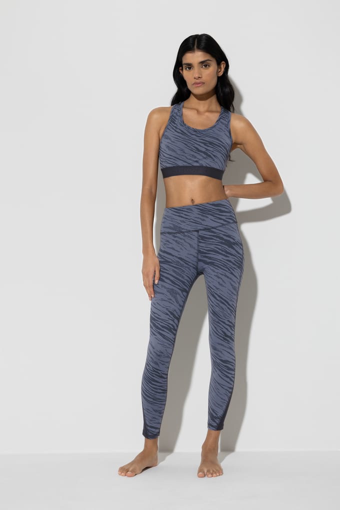 Legging lang Serie Stretchable Carbon