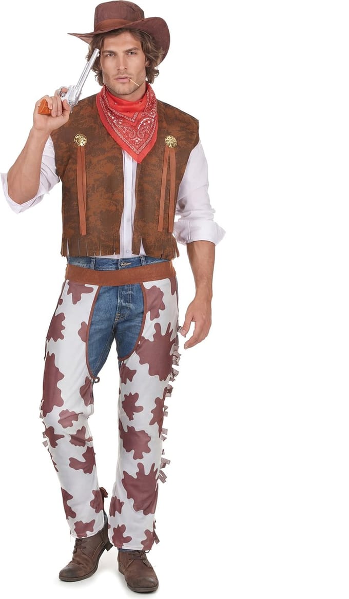 "Cowboy kostuum voor mannen - Verkleedkleding - Medium"