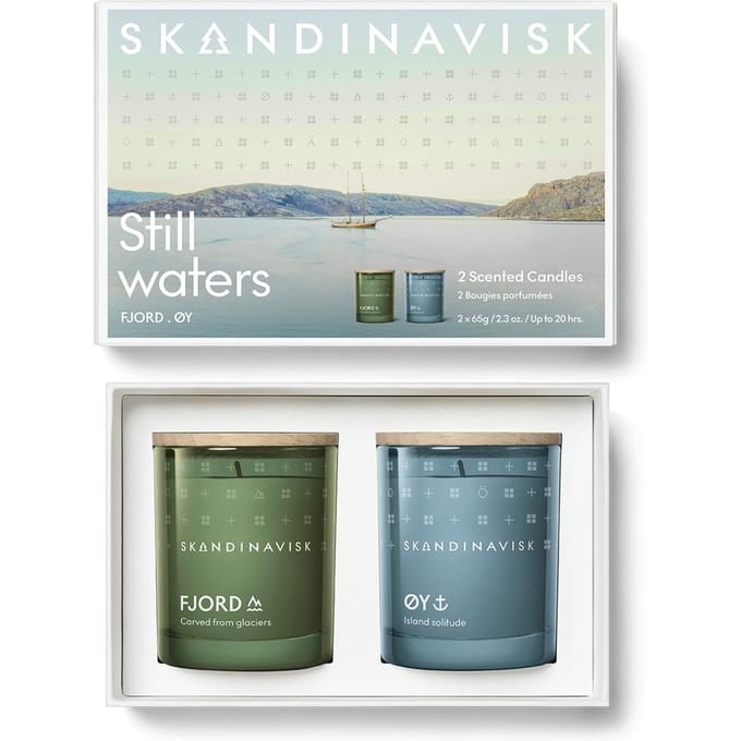 SKANDINAVISK Still Waters Scented Candle Giftset 65 g + 65 g