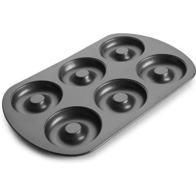 Moule de cuisson - Ibili - 827300 - Noir - Diamètre 8 cm - 6 moules par feuille noir