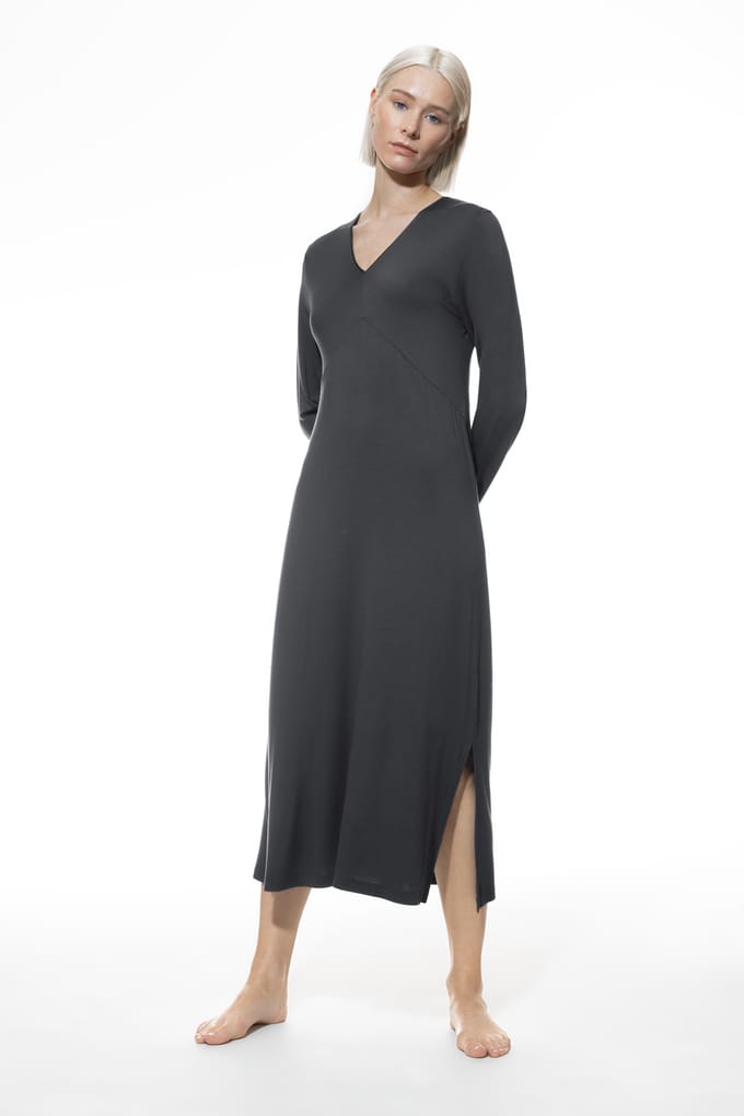 Nachthemd lange mouwen Serie Pure Chic Thunder Grey