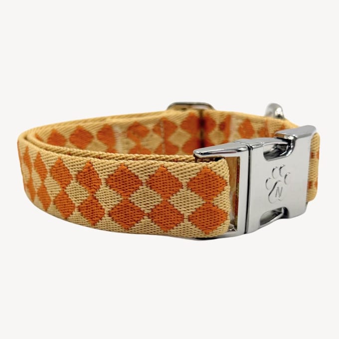 Checkers - Halsband Hond - M- 36 / 52 cm