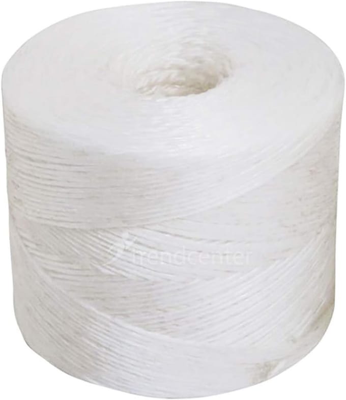 Sterk Wit PP Touw 700 Meter - Slagvast Binddraad voor Tuin en Verpakking