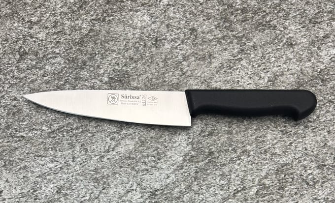 Surbisa 61126 - Keukenmes - 15cm - Zwart