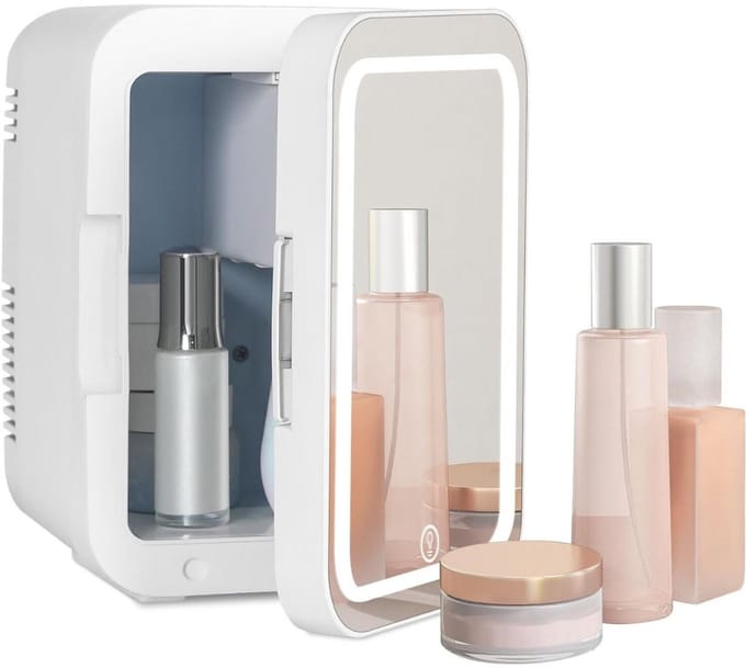 Skincare Fridge 4L - Organizer - Make up Koelkast - Beauty Fridge - Wit