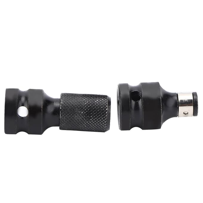 Clé 12 14 pouces Kit de conversion mandrin à queue hexagonale Adaptateur de conversion carré gray