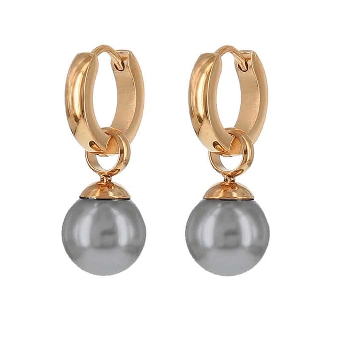 Kalli edelstalen Oorbel 1887 Rose 13mm
