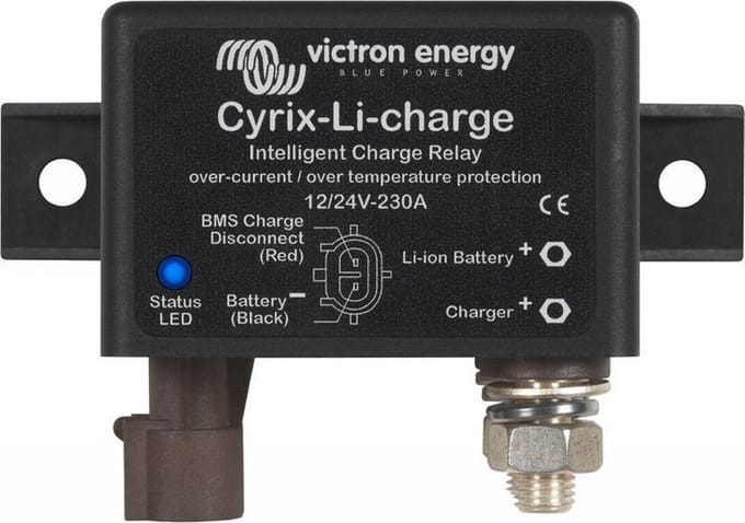 Victron Energy Cyrix-li-charge 12/24v-relais 230a Transparant
