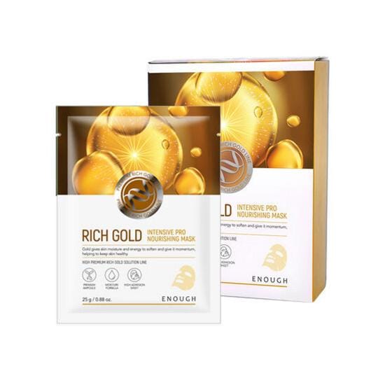 ENOUGH RICH GOLD Masque Nourrissant Pro Intensif 10pcs brown