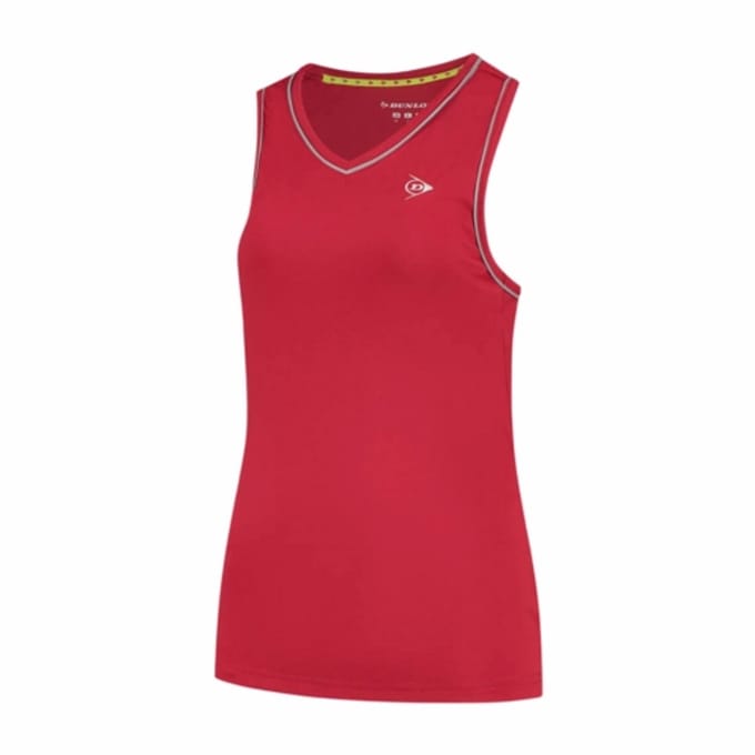 Tanktop Dunlop Women Ap Club Jester Red-S