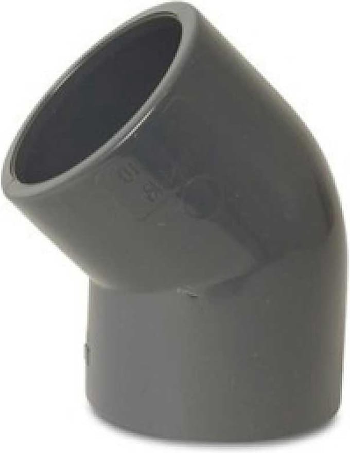 Cepex PVC knie 45 graden 63 mm x 63 mm