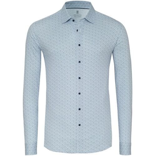 Desoto Overhemd Multi Mini Plus Pattern Blauw / male