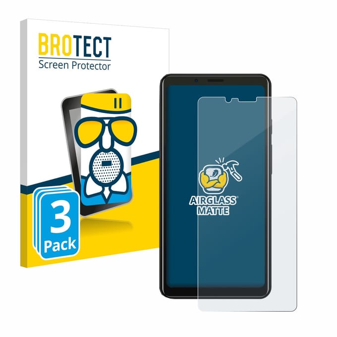 BROTECT - Screenprotector voor Hisense A5C - Folie Beschermfolie Beschermglas matte 3 Stuks