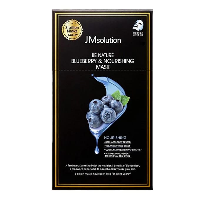 JMsolution - Be Nature Mask Set - 6 Types Blueberry & Nourishing