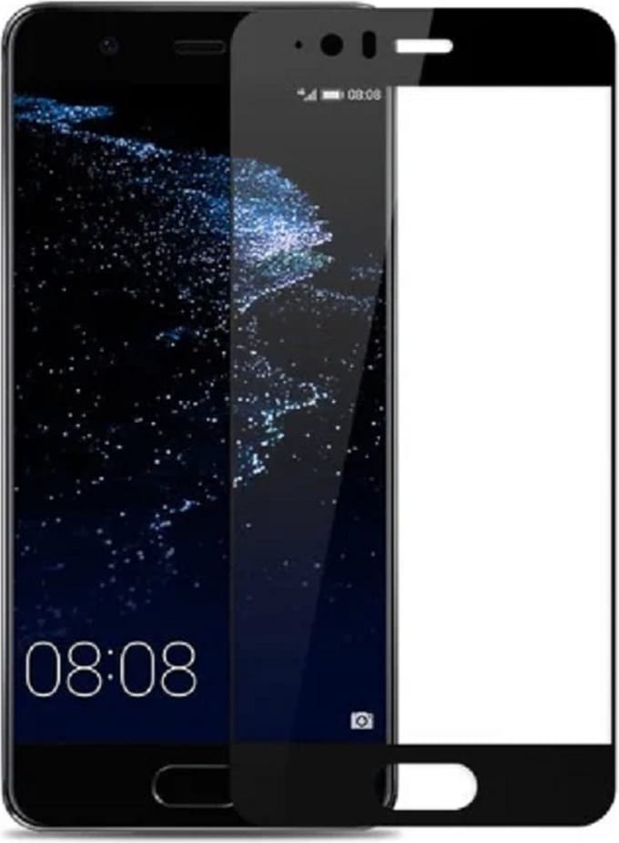 DrPhone MMA - Screenprotector - Veiligheidsglas - Volledig Bescherming - Gehard Glas - Geschikt voor Huawei P10 Plus