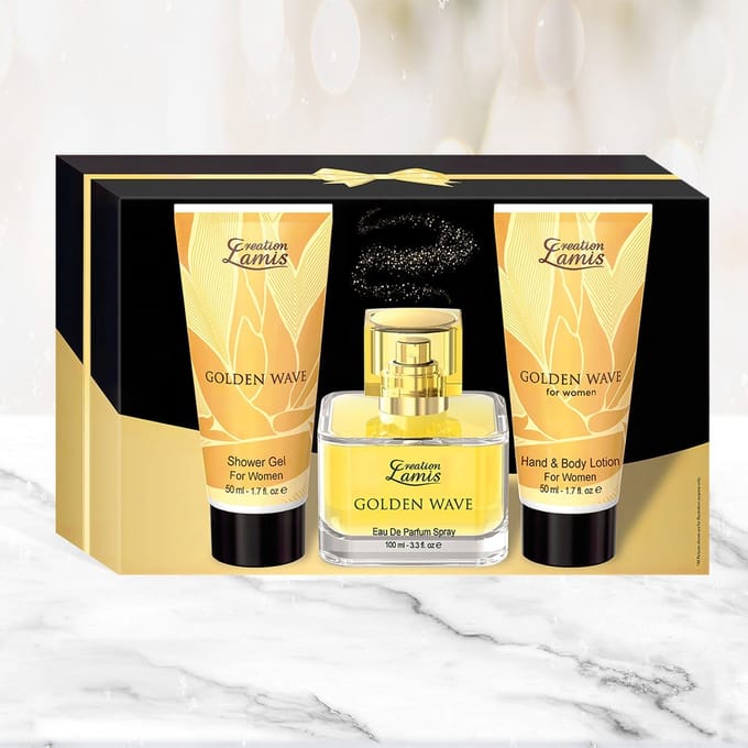 Creation Lamis-Golden Wave Giftset voor haar cadeau