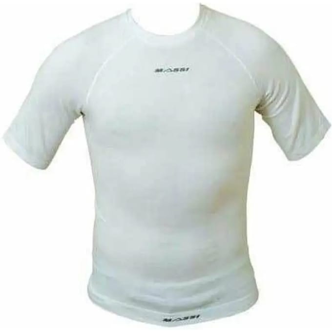 Massi Thermo Light Korte Mouwen Basislaag Wit 2XL Man