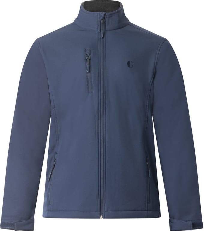 Gentlemen - heren softshell jasje - winddicht - waterafstotend - donkerblauw - maat L
